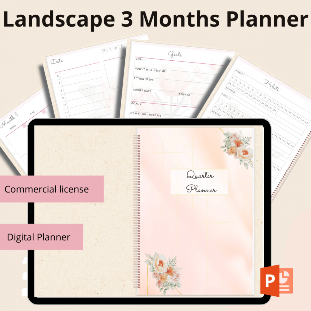 Digital Quarter Planner