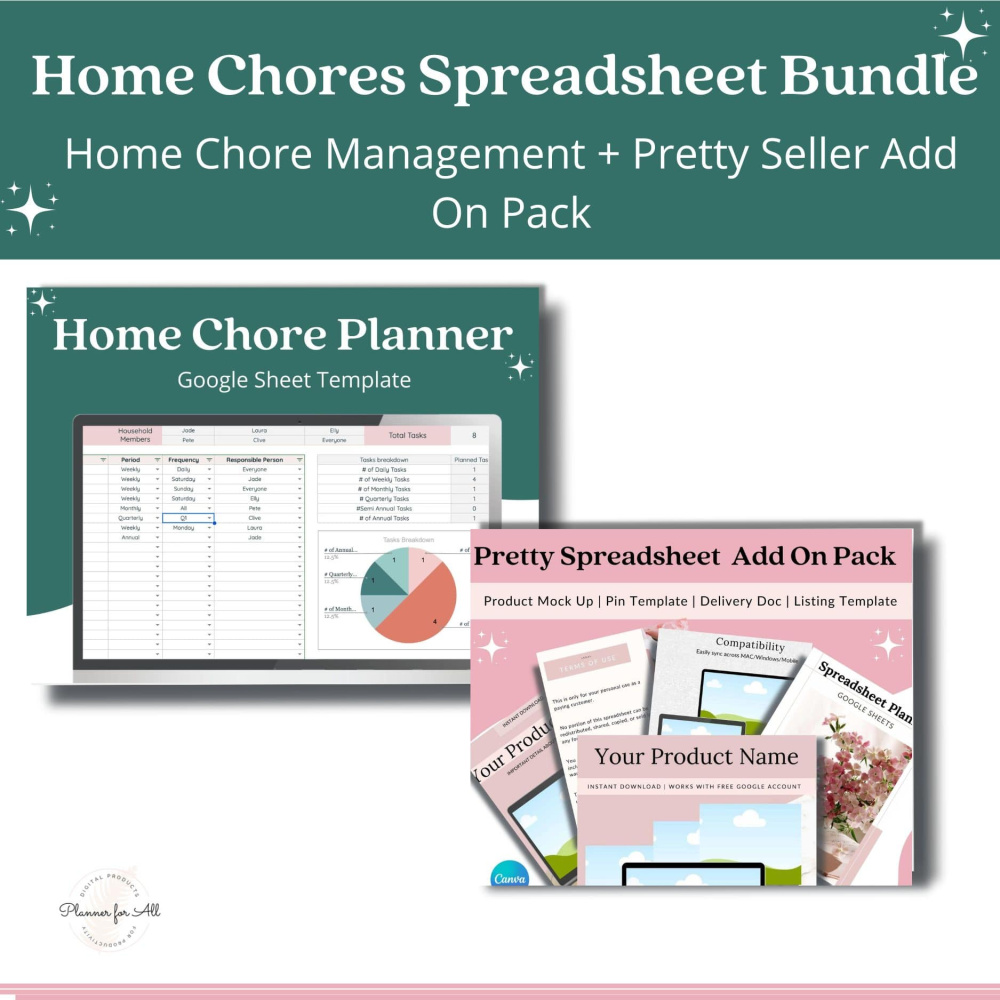 Home Chore Planner Bundle