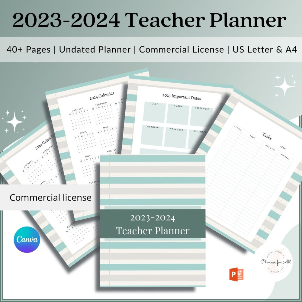 2023 Printable Teacher Planner
