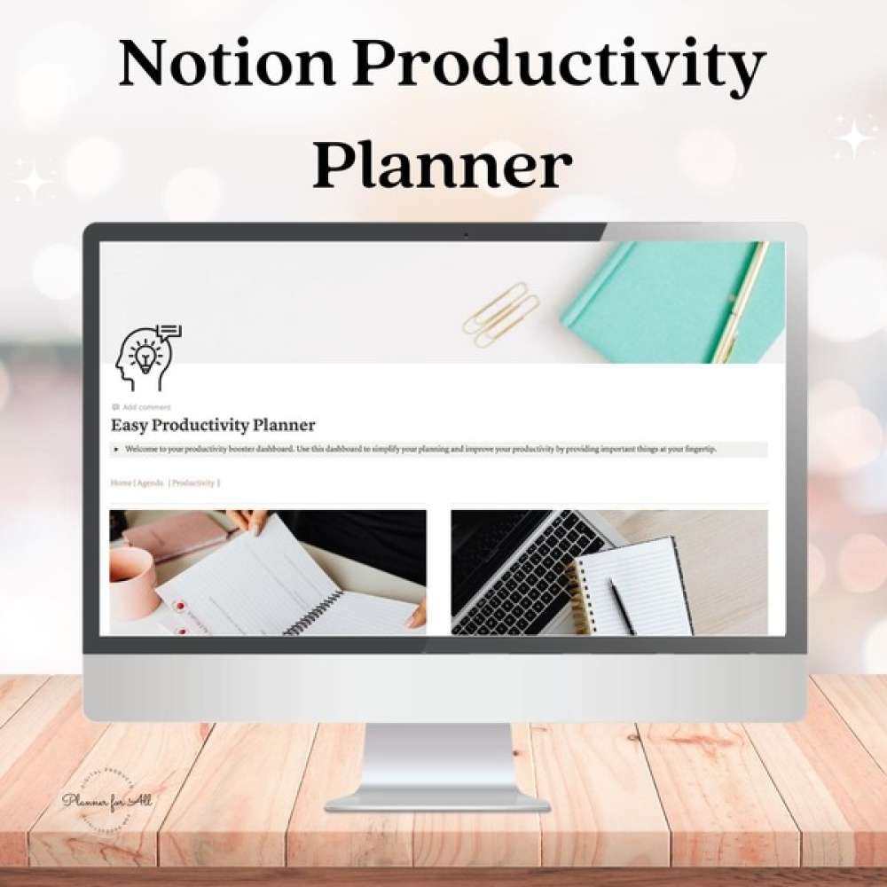Easy Productivity Planner Notion Template