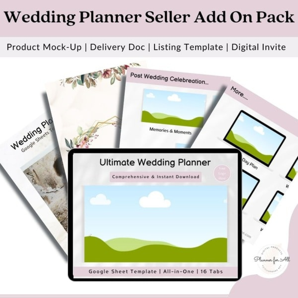 Wedding Seller Add On Pack