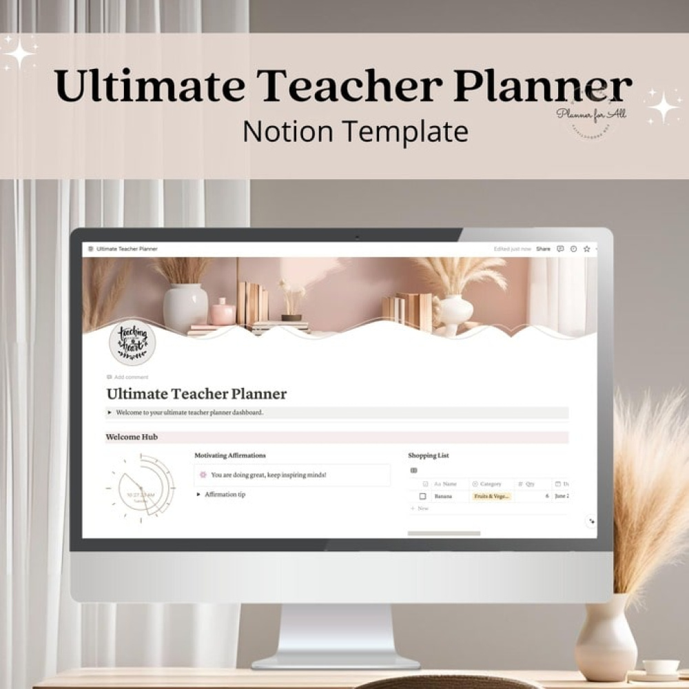 Ultimate Teacher Notion Planner