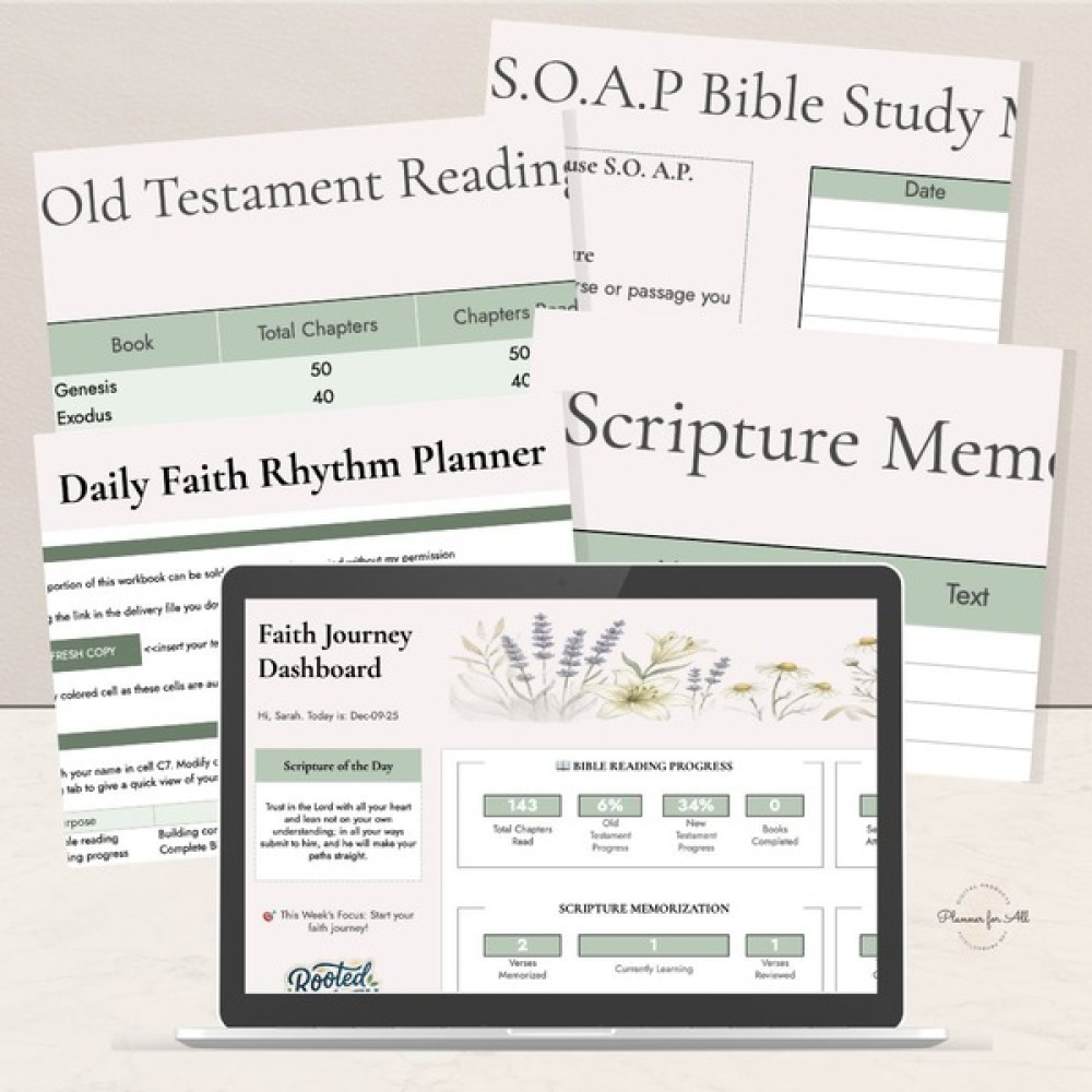 Daily Faith & Rhythm Planner