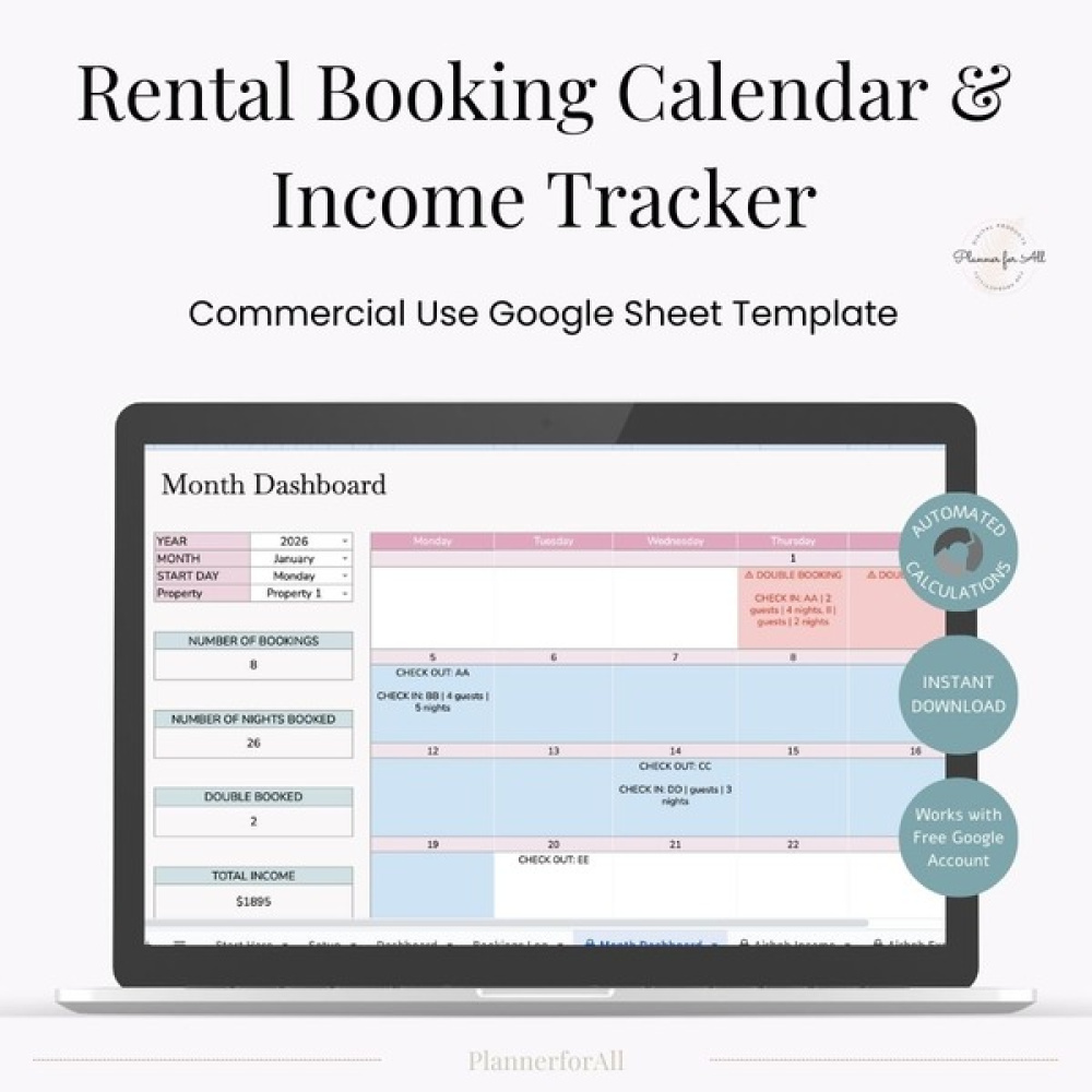 Airbnb Booking Calendar