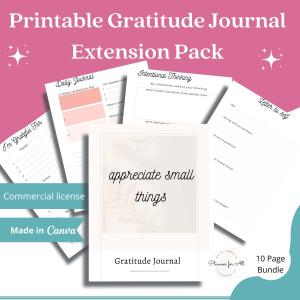 Printable Gratitude Journal Pack