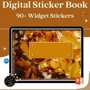 Canva Widgets & Digital Sticker Book