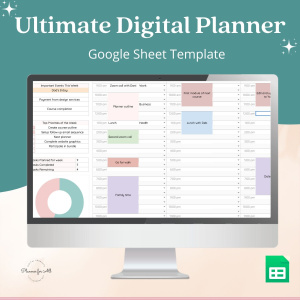 Ultimate digital planner spreadsheet