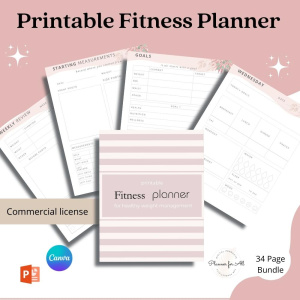 Printable Fitness Planner