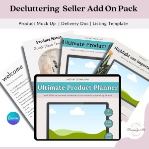 Decluttering Spreadsheet Seller Add on Pack