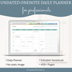 OneNote Undated Planner