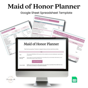 Maid of Honor Google Sheet