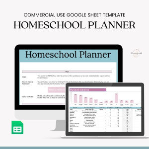 Homeschool Planner Google Sheet