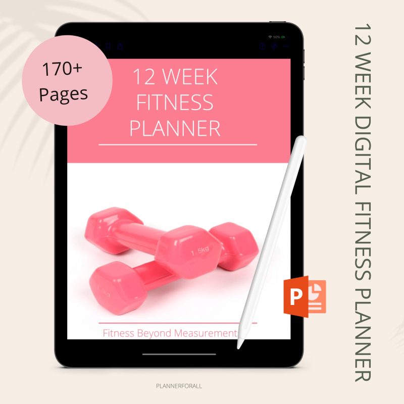 12 Week Digital Fitness Planner