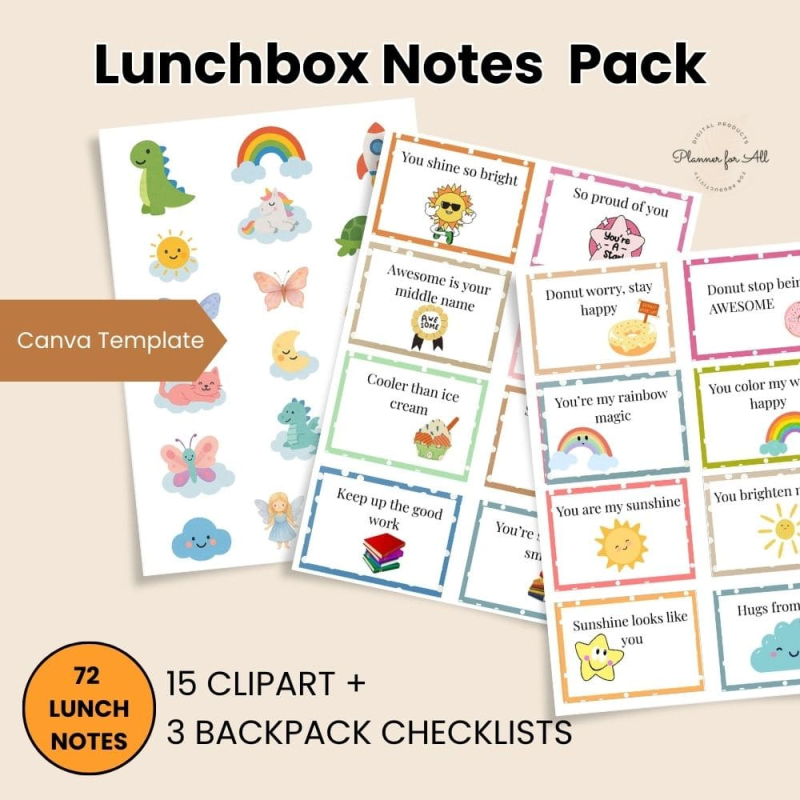 Lunchbox Notes for Kids