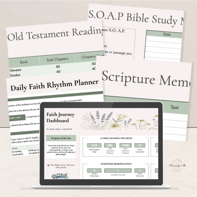 Daily Faith & Rhythm Planner