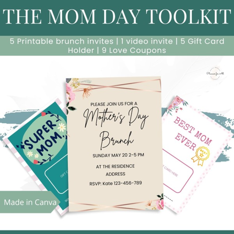 Mother Day Invites Bundle