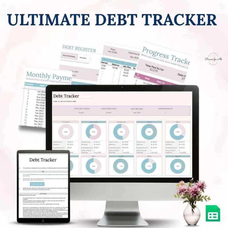 Debt Tracker Spreadsheet