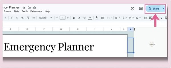 How to sell Google Sheets on Etsy 2 How to share Google Sheets spreadsheet