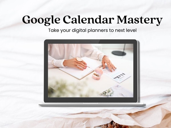 how to integrate google calendar with pdf digital planners