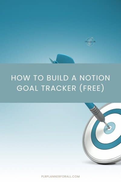 how to create notion goal tracker min