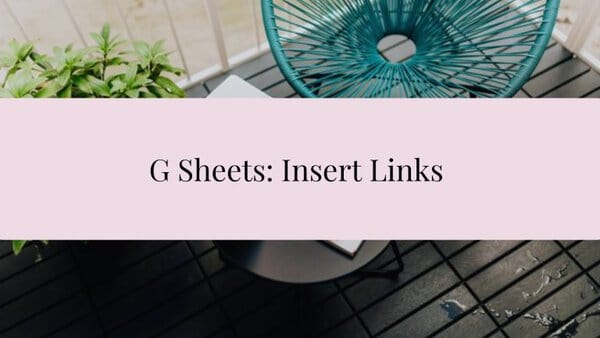 Enhance your planner organization with G Sheets insert links for seamless access and productivity. Perfect for digital planning, note-taking, and efficient workflow management.